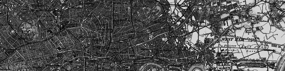 Old map of Globe Town in 1896