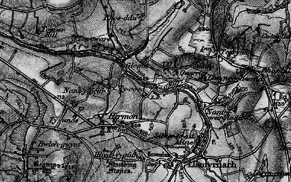 Old map of Glogue in 1898