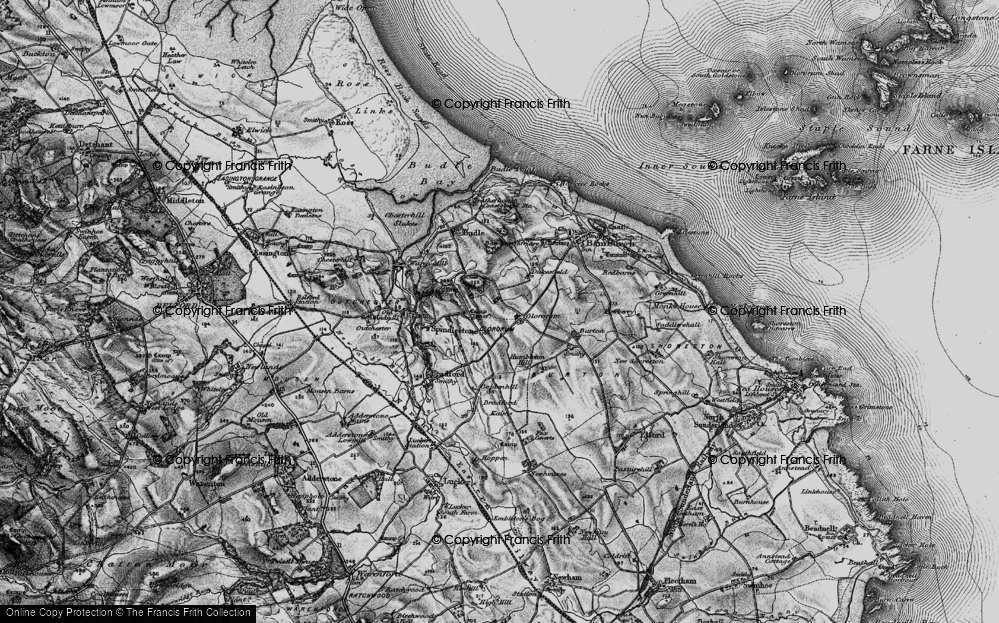 Old Map of Glororum, 1897 in 1897
