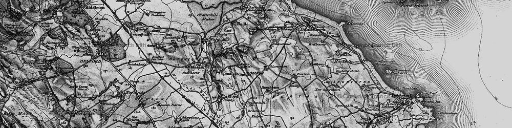 Old map of Glororum in 1897
