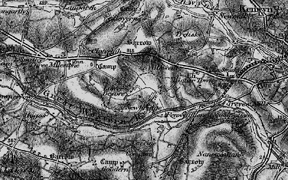 Old map of Besore in 1895