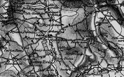 Old map of Glynarthen in 1898