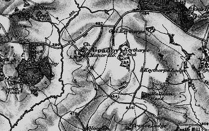 Old map of Goadby in 1899