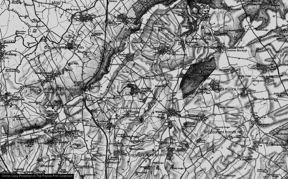 Old Map of Goadby Marwood, 1899 in 1899