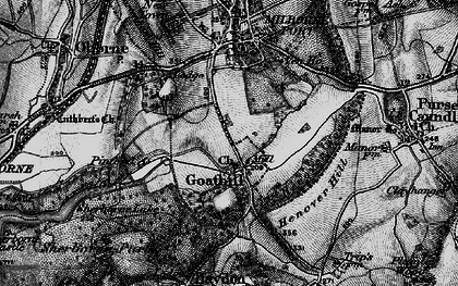 Old map of Goathill in 1898