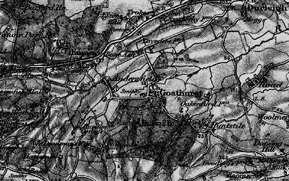 Old map of Goathurst in 1898