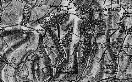 Old map of Gobley Hole in 1895