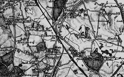 Old map of Gobowen in 1897