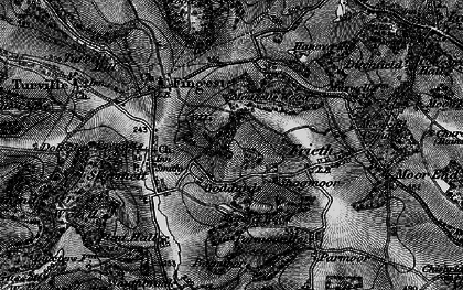 Old map of Goddards in 1895