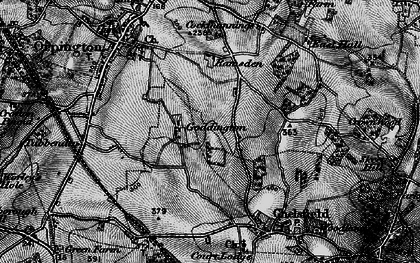 Old map of Goddington in 1895