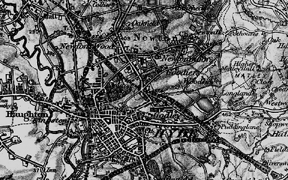 Old map of Godley in 1896