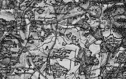 Old map of Breens Cottages in 1895