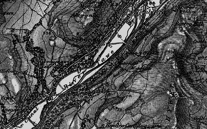 Old map of Godre'r-graig in 1898