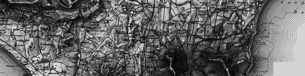 Old map of Bridgecourt in 1895