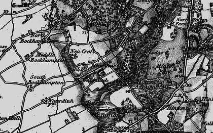 Old map of Godwinscroft in 1895