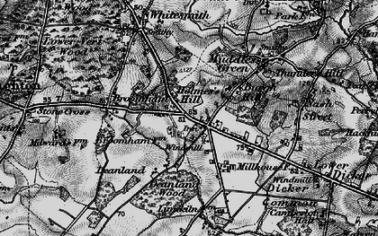 Old map of Golden Cross in 1895