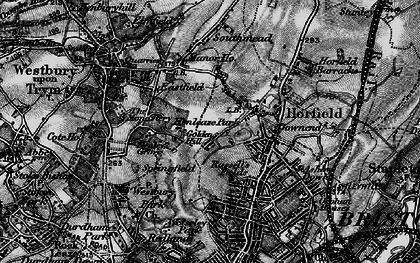 Old map of Golden Hill in 1898