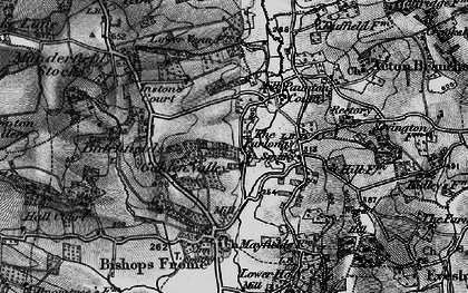 Old map of Golden Valley in 1898