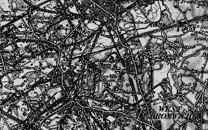 Old map of Golds Green in 1899