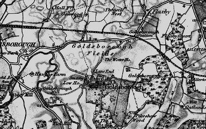 Old map of Goldsborough in 1898