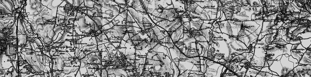 Old map of Goldstone in 1897