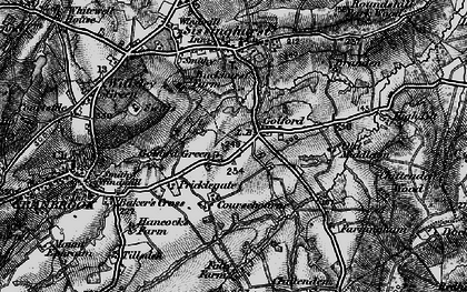 Old map of Golford in 1895