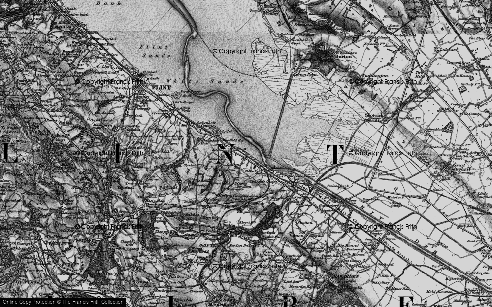 Old Map of Golftyn, 1896 in 1896