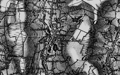Old map of Goodshaw in 1896