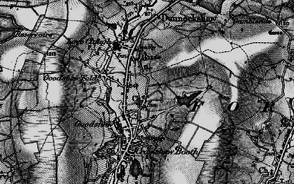 Old map of Goodshaw Chapel in 1896