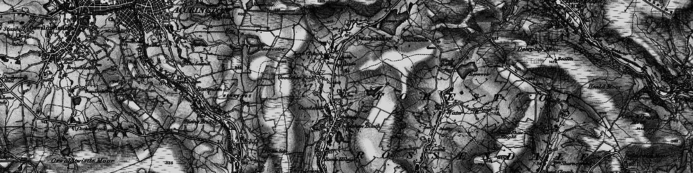 Old map of Goodshaw Chapel in 1896