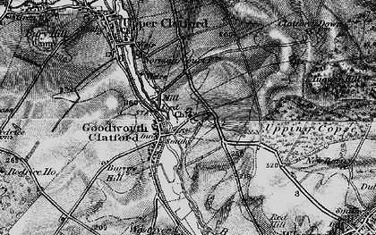 Old map of Goodworth Clatford in 1895
