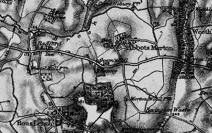 Old map of Goom's Hill in 1898