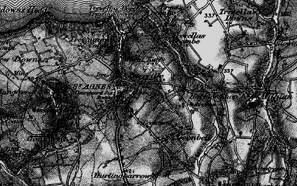 Old map of Goonown in 1895