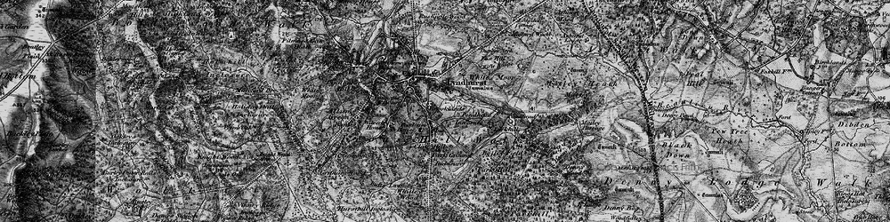 Old map of Goose Green in 1895