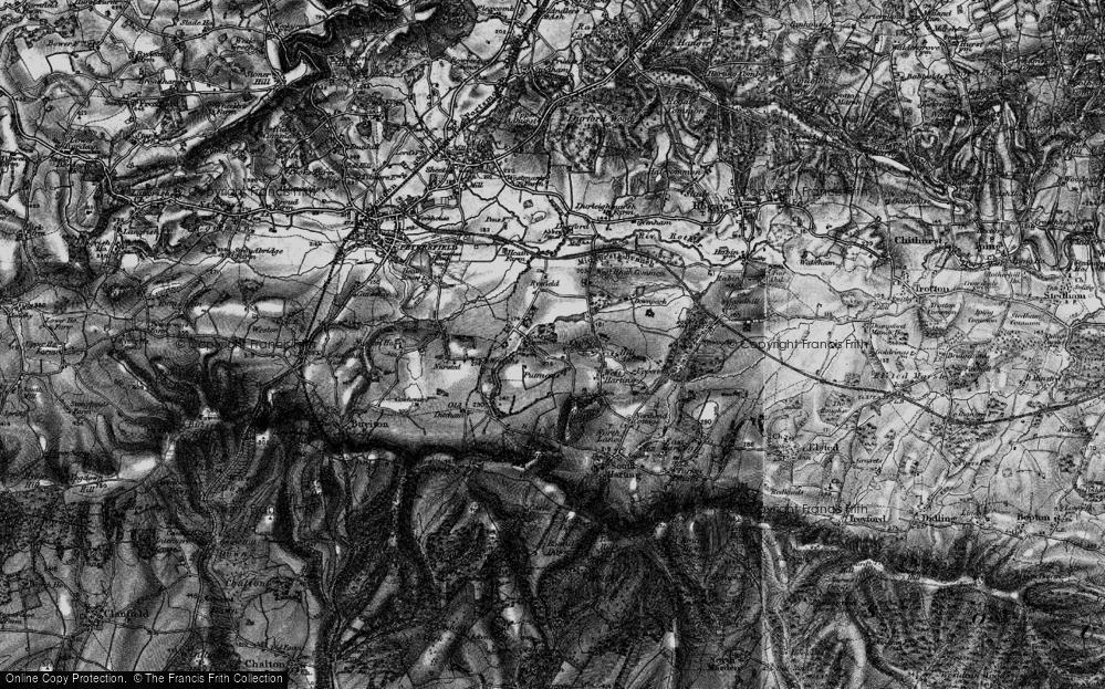 Old Map of Goose Green, 1895 in 1895