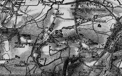 Old map of Goose Green in 1895
