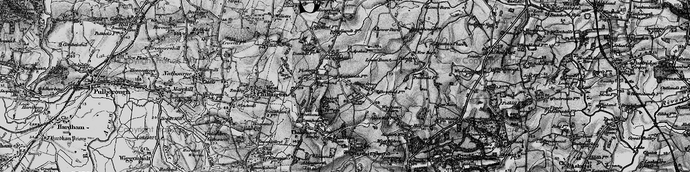 Old map of Goose Green in 1895