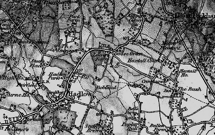 Old map of Goose Green in 1895