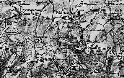 Old map of Birchley Ho in 1895