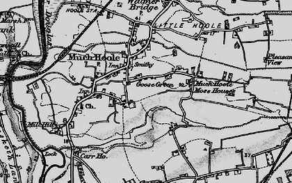 Old map of Goose Green in 1896