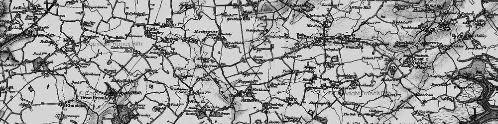 Old map of Goose Green in 1896