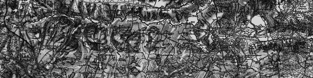 Old map of Goose Hill in 1895