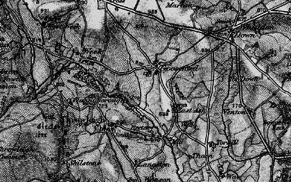 Old map of Gooseford in 1898