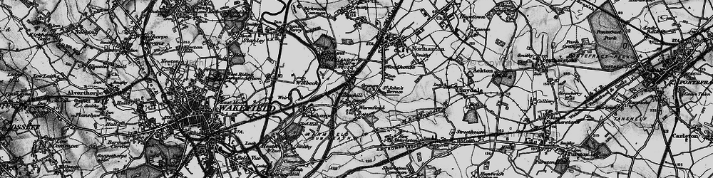 Old map of Goosehill in 1896