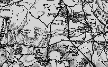 Old map of Goosemoor in 1897