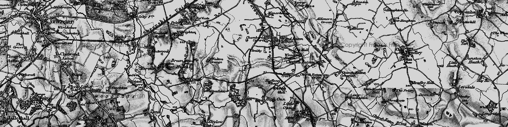 Old map of Goosemoor in 1897