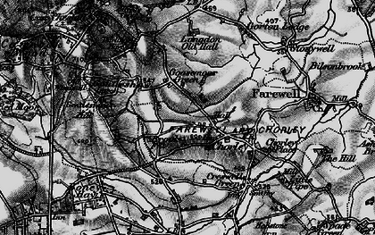 Old map of Goosemoor Green in 1898