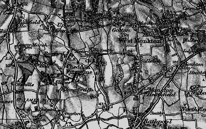 Old map of Goosenford in 1898