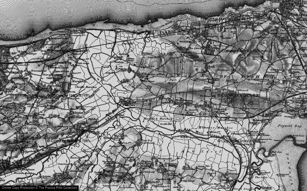 Old Map of Gore Street, 1895 in 1895