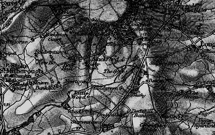 Old map of Gore, The in 1899